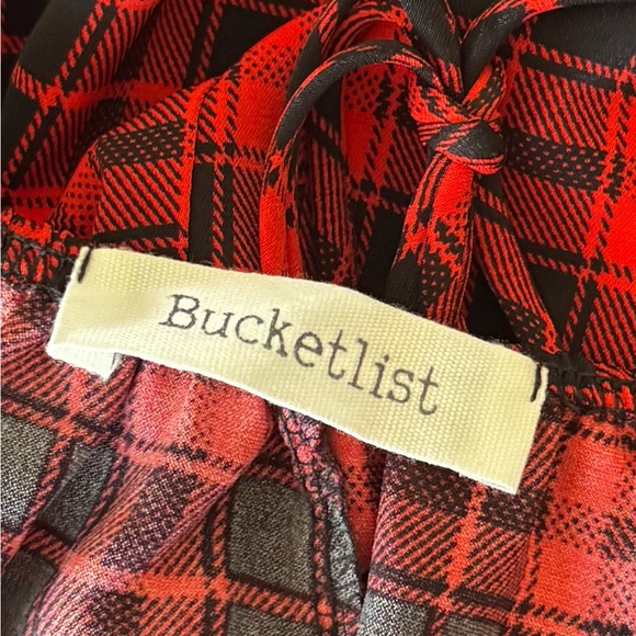 BUCKETLIST Red and Black Checkered Dress - Picture 7 of 7